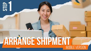 Mobilegimworld.comlangkah 1 Arrange Shipment Menambah Maklumat Bungkusan
