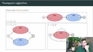 Regular expression to NFA conversion   Thompson's algorithm