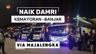 Naik Bus DAMRI dari Kemayoran tujuan Cilacap Via Majalengka.