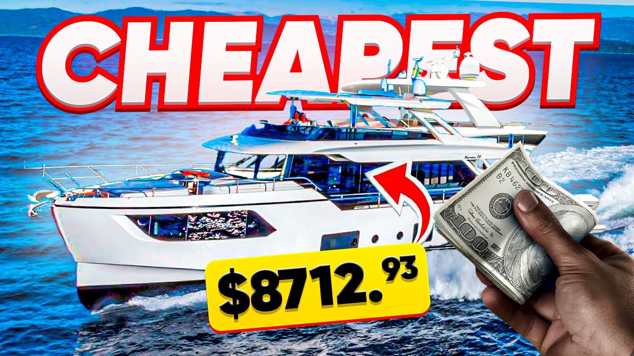 The Cheapest Yachts YOU Can Afford YouTube