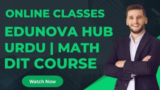 Class 1 to 5 Online Classes | Urdu, Math & DIT Course | Edunova Hub Introduction