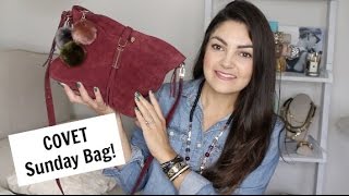 Whats in my Burgundy Suede Bag! screenshot 4