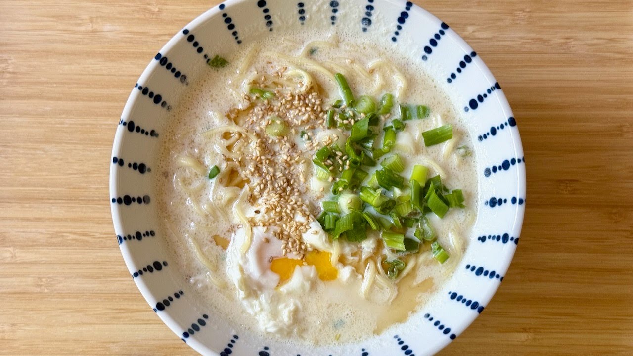 Soy Milk Instant Ramen - Yuko's Kitchen - Japanese Cooking 101