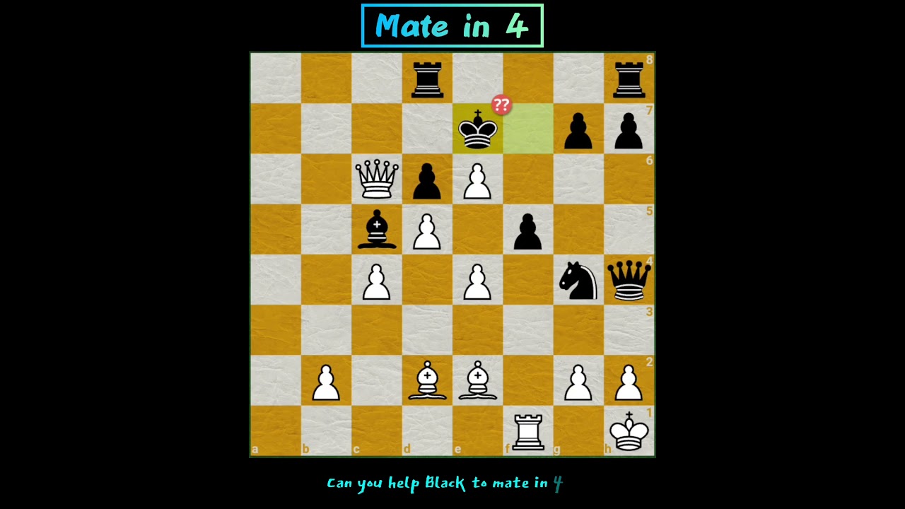 Mate in 4 - Puzzle 4 