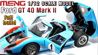 [MENG] 1/12 SCALE MODEL Ford GT40 Mark. II