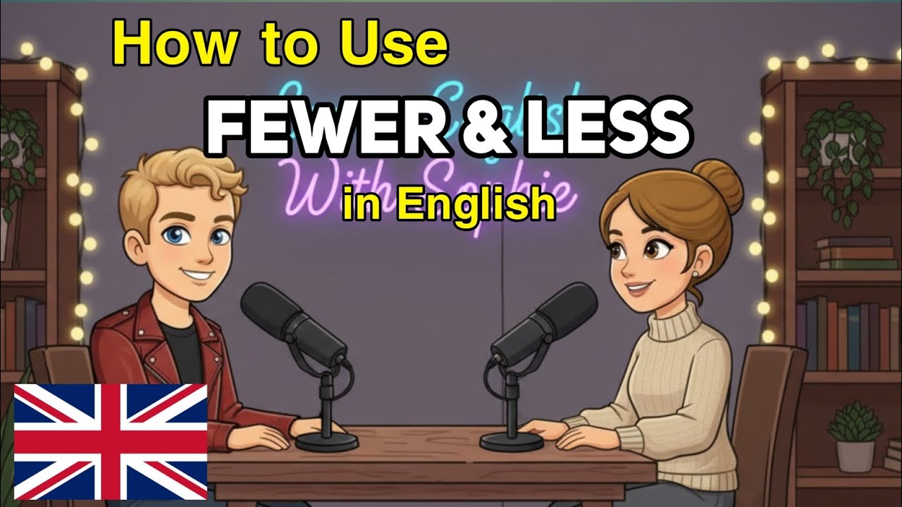 How to Use Fewer & Less in English | Easy English Conversation Practice