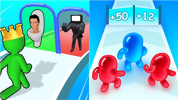 looking good 🥉Join blob clash 3D Vs Giant rush Update level Android ios gameplay 🔥🔥