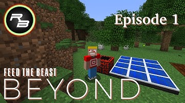 Modded Minecraft : FTB Beyond : Ep 01 : First We Need Building Materials! (ExtraUtils2)