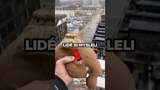 Tato gumová opice je jediná hračka na světě která nejde z...