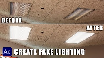 How to Create Fake Lighting | After Effects CC 2021 Tutorial