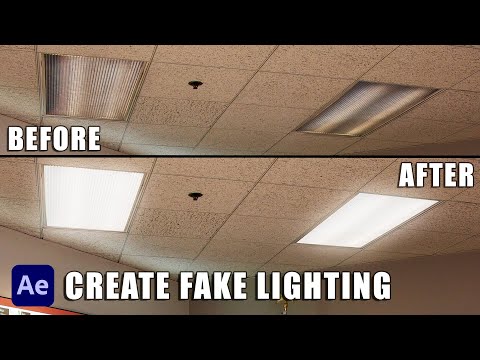 How to Create Fake Lighting | After Effects CC 2021 Tutorial