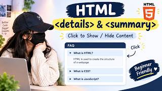 HTML Details & Summary Tags Explained | Create an FAQ Accordion Without JavaScript