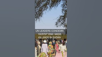 UN leaders condemn horrifying mass killings in Sudan