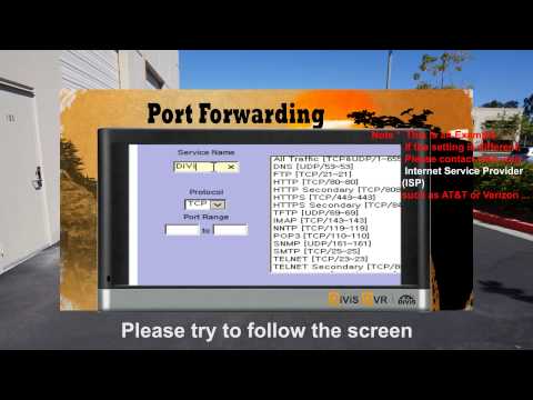 DiViS DVR - Port Forwarding !!!