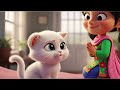 NEW catuon | ছোট্ট মারিয়া ও তুলি 🐱 | নামাজের সময়ের মিষ্টি গল্প | শিশুদের ইসলামিক কার্টুন গল্প