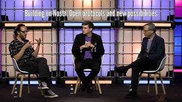 Building on Nostr: Open protocols and new possibilities. Recorded at Web Summit, Lisbon 11.25 #nostr