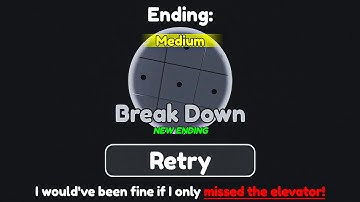 Hoe je Break Down Ending krijgt in het GEMAKKELIJKSTE SPEL OOIT | Roblox