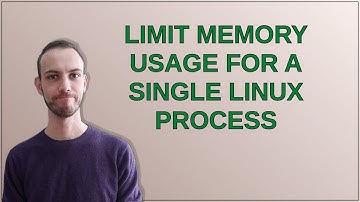 Limit memory usage for a single Linux process