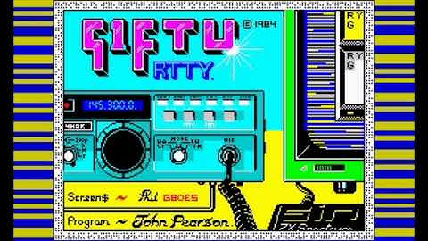 SPOILER - G1FTU RTTY - Easter Egg - ZX Spectrum