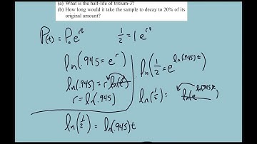 Calculus Problems : Exponential Growth & Decay (#3)