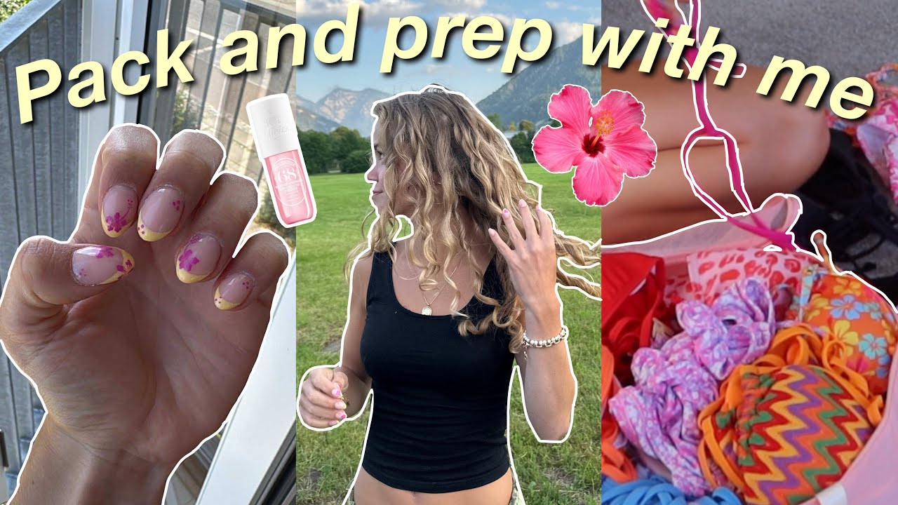 PACK & PREP WITH ME FOR MY 4 WEEK VACATION - YouTube