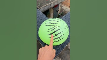 Experiment: Will a water balloon explode if it rolls down a tall building? 💥🎈 #balloon