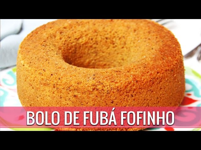 BOLO DE FUBÁ CREMOSO SIMPLES SEM GLÚTEN E SEM LACTOSE - Receitas saudáveis  com a Chef Susan Martha