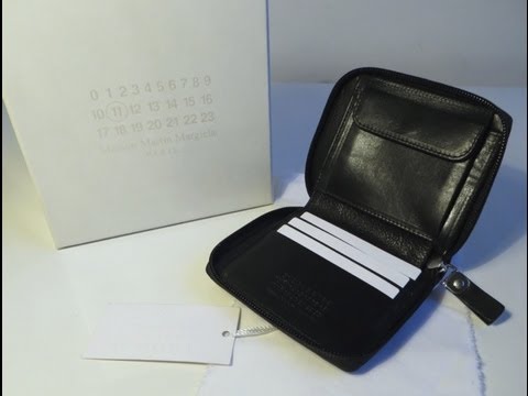 Maison Martin Margiela Leather Zip Around Wallet Unboxing