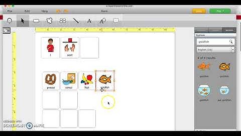 Low Tech AAC Communication Board