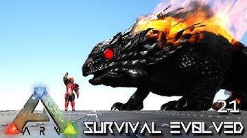 ARK: SURVIVAL EVOLVED - DEMONIC DRAGON LIZARD !!! PRIMAL FEAR OLYMPUS E21