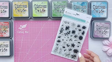 Create Stunning Mongrammed Botanical Card making/ Layering Stamps & Calligraphy Masks - Tutorial!