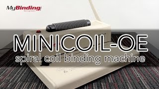 Minicoil-Oe Spiral Coil Binding Machine - Oval Hole Mybinding.com