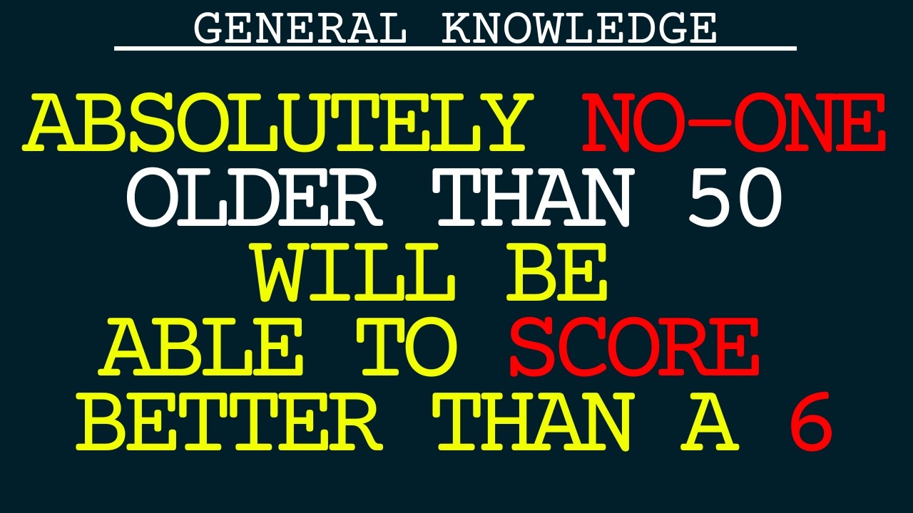 ВИКТОРИНА ПО ОБЩИМ ЗНАНИЯМ — Можно ли набрать больше 6 баллов?