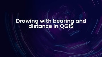 Drawing with bearing and distance in QGIS