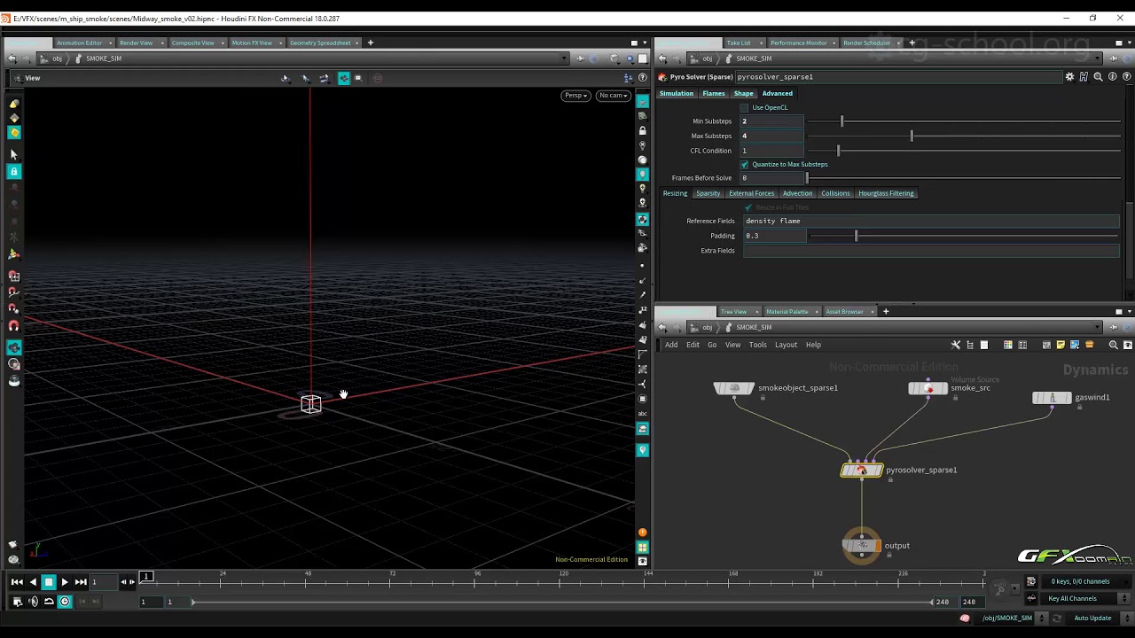 Houdini FX Series. Pyro Cluster Smoke Create Additional - YouTube