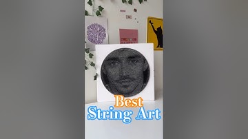 String Art Potrait Perfect Gift/The Best Of Best String Art In The World/String Art #shorts #art