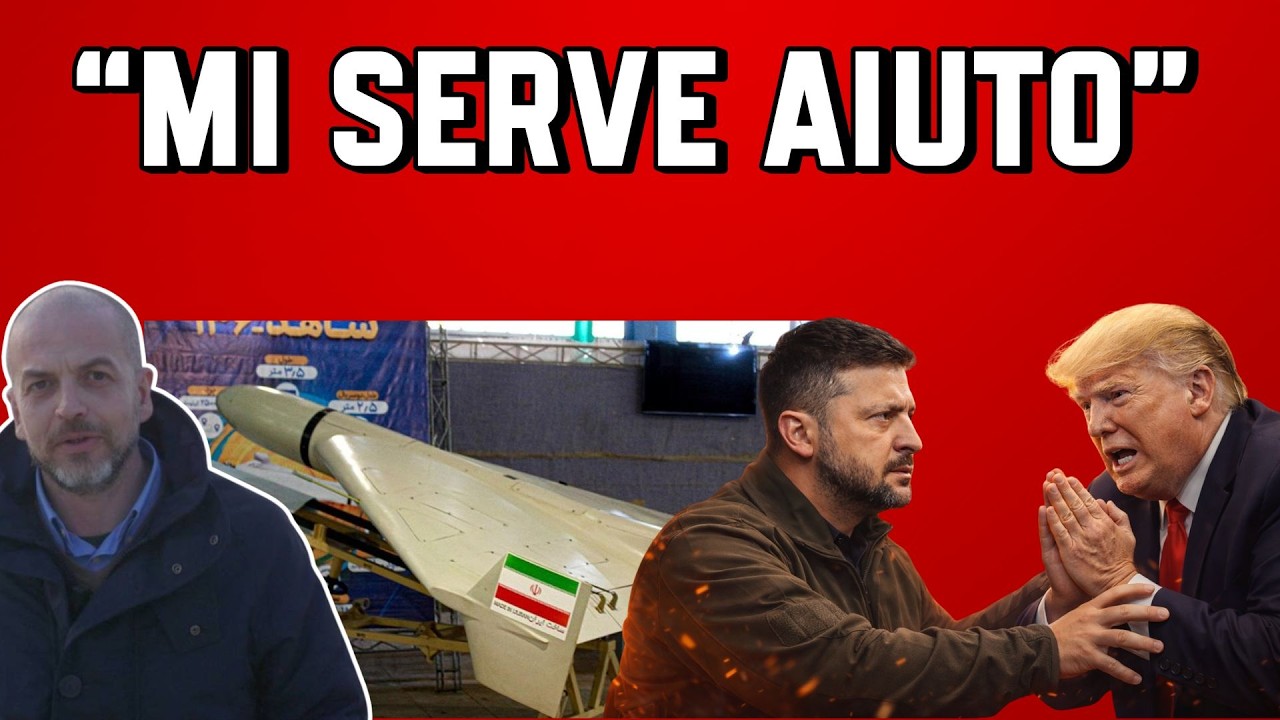TRUMP CHIEDE AIUTO all’UCRAINA PER FERMARE DRONI IRAN, ANALISI con C. TINAZZI