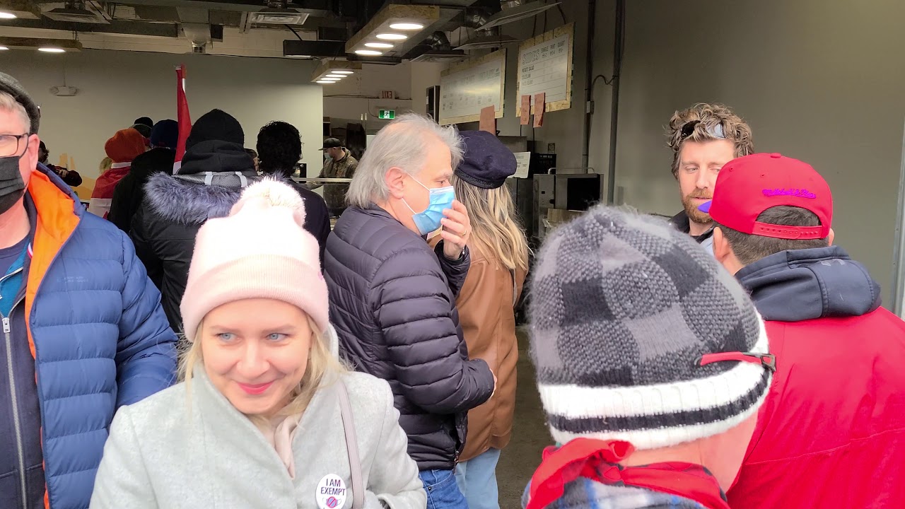 Adamson Barbecue Anti Lockdown Protest, Etobicoke Canada, November 25th 2020