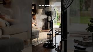 Ventilateur brumisateur électrique Hausberg HB-5600NG, noir, 220-240 V, 75-90 W