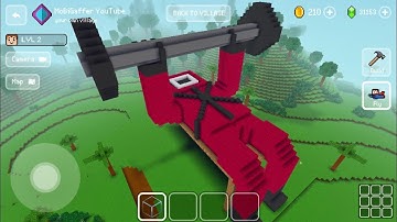 Block Craft 3D: Building Simulator Games For Free Gameplay#2140 (iOS & Android)l Squid🦑 Bench Press