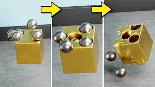 β¨ Hypnotic Soft Body Physics & Heavy Ball Impact! π§ Visual ASMR 3D Art