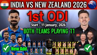 India Vs New Zealand 1St Odi Playing 11 India Vs New Zealand Odi Playing 11 Ind Vs Nz Playing 11