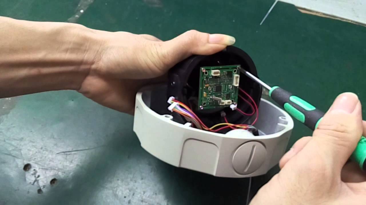 How to replace the chip of 1200tvl 30IR Dome camera