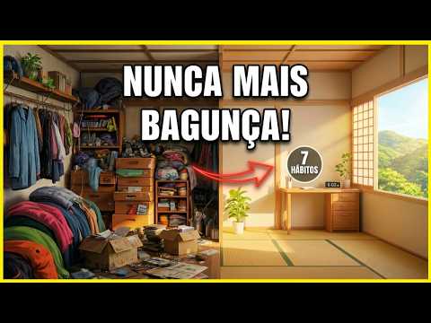 Revelado! | 7 HÁBITOS Do MINIMALISMO JAPONÊS Para Transformar Sua Casa e Nunca Mais Tê-la Bagunçada!