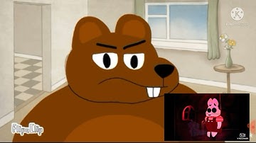 Brother Beaver Gets Scared By Max and Ruby 0004