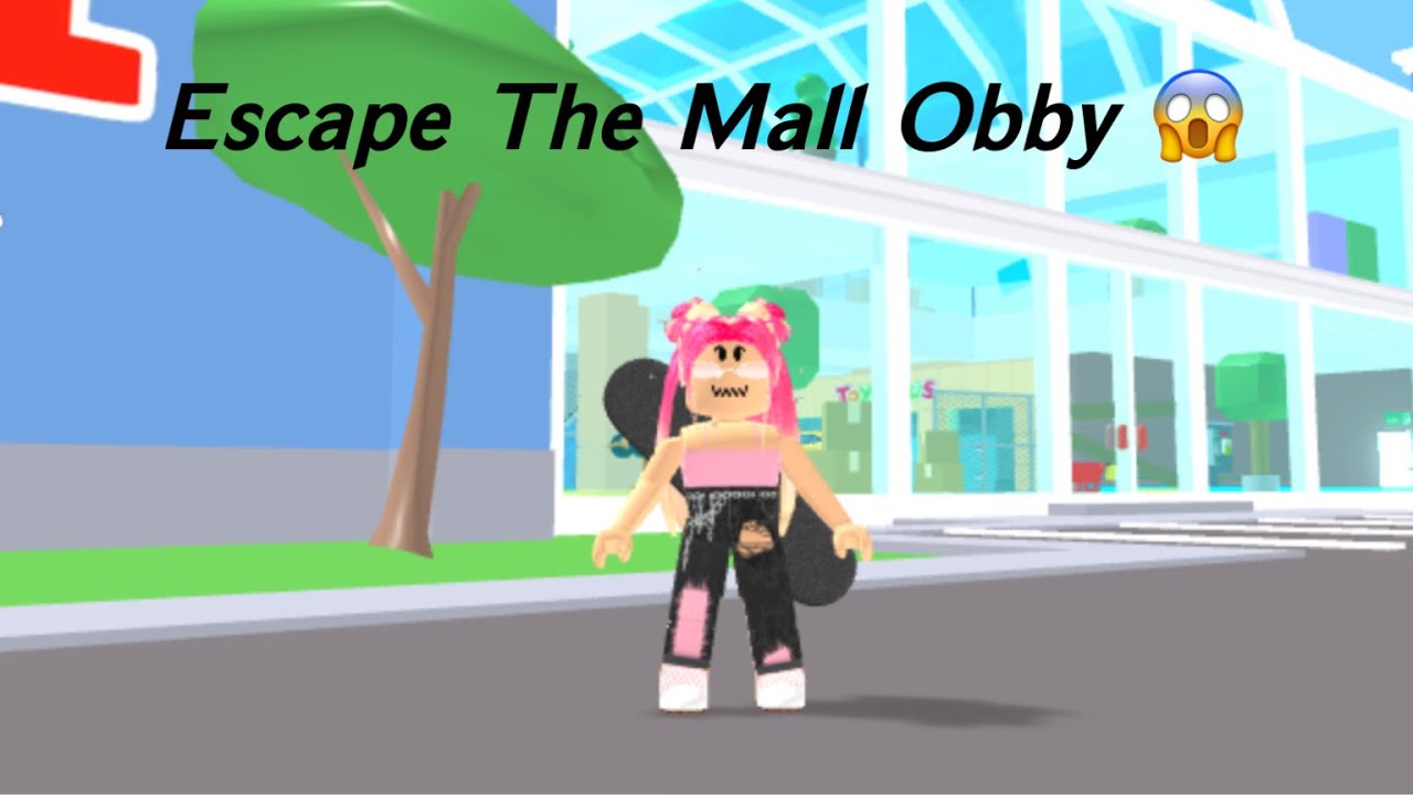 roblox escape the mall obby youtube