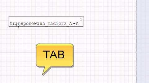 SMath funkcje transpose oraz tr