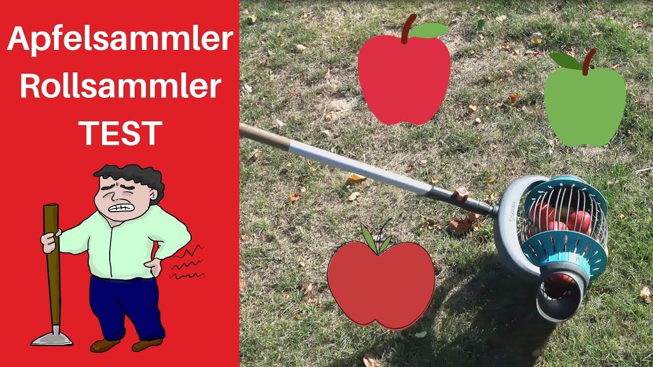 Apfelsammler Test 🍎 Gardena Rollsammler 👍