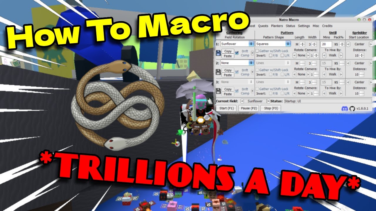 How To Macro In Bee Swarm Simuator With Natro Macro 2024 - YouTube