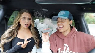 VAPE PRANK ON GIRLFRIEND! *BAD IDEA*